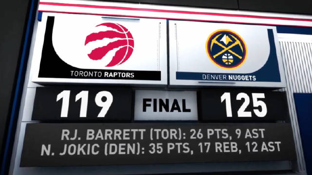 2024年03月12日 约基奇35+17+12+6断 穆雷26+12 掘金22分逆转猛龙